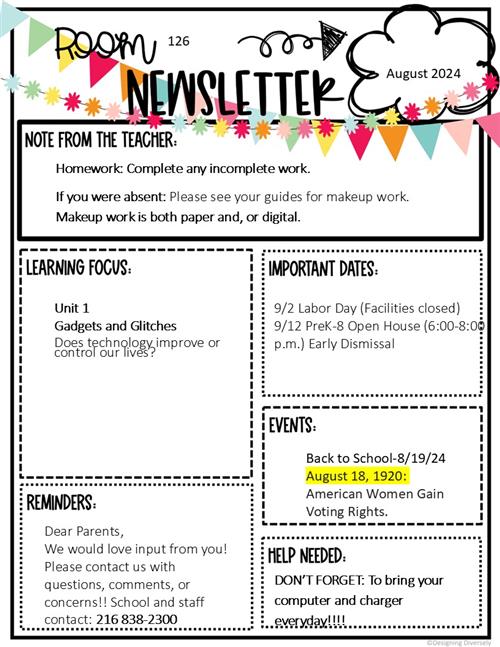 August 2024 Newsletter
